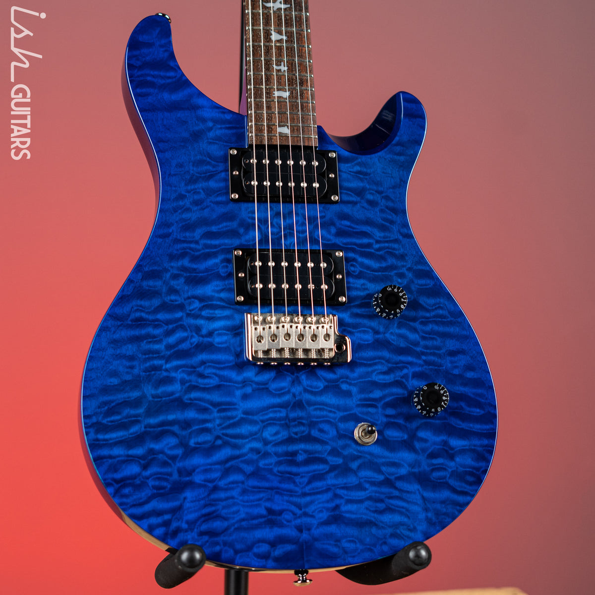 2009 PRS SE Custom 24 Quilt Blue – Ish Guitars