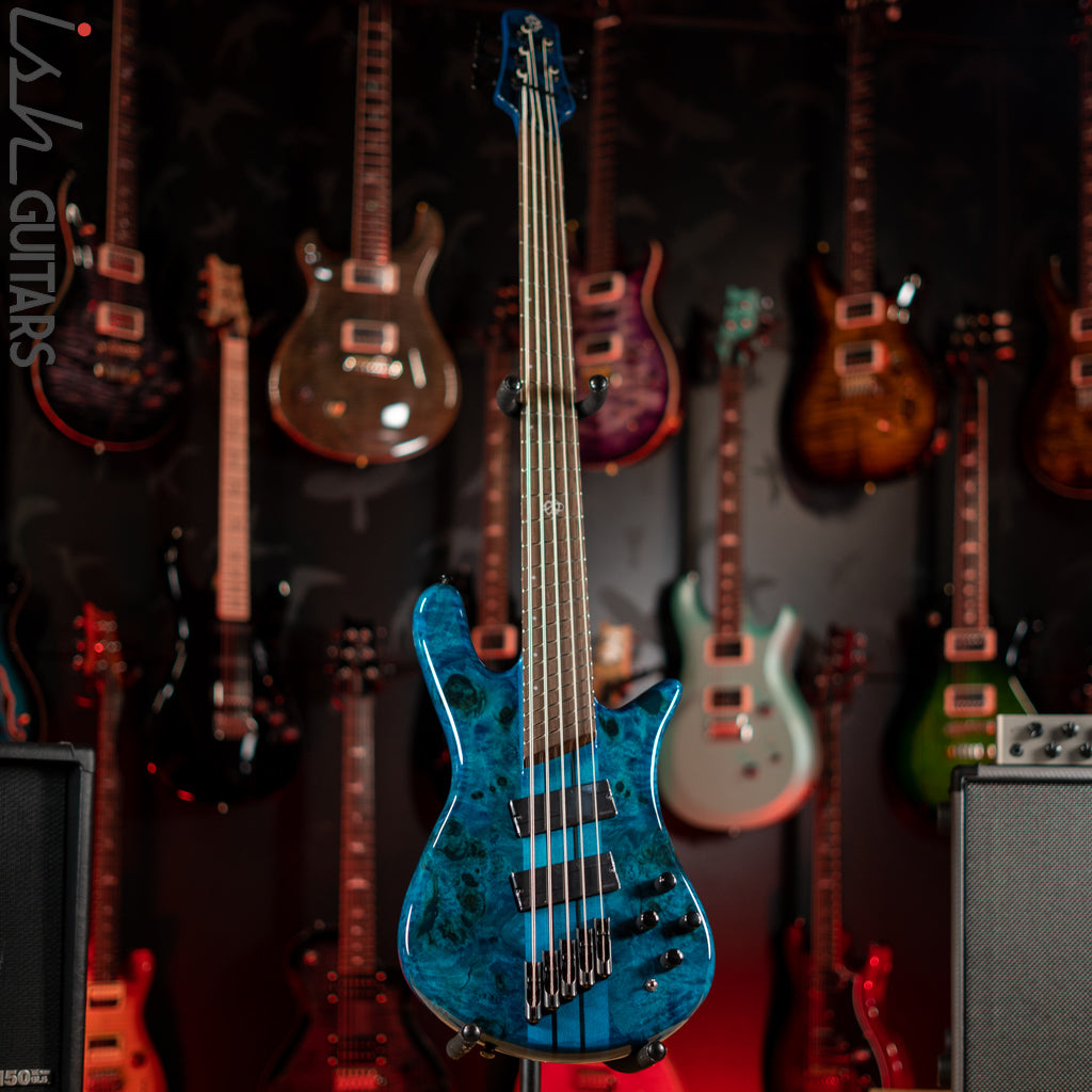 Spector NS Dimension 5 Multiscale Bass Black and Blue Gloss – Ish