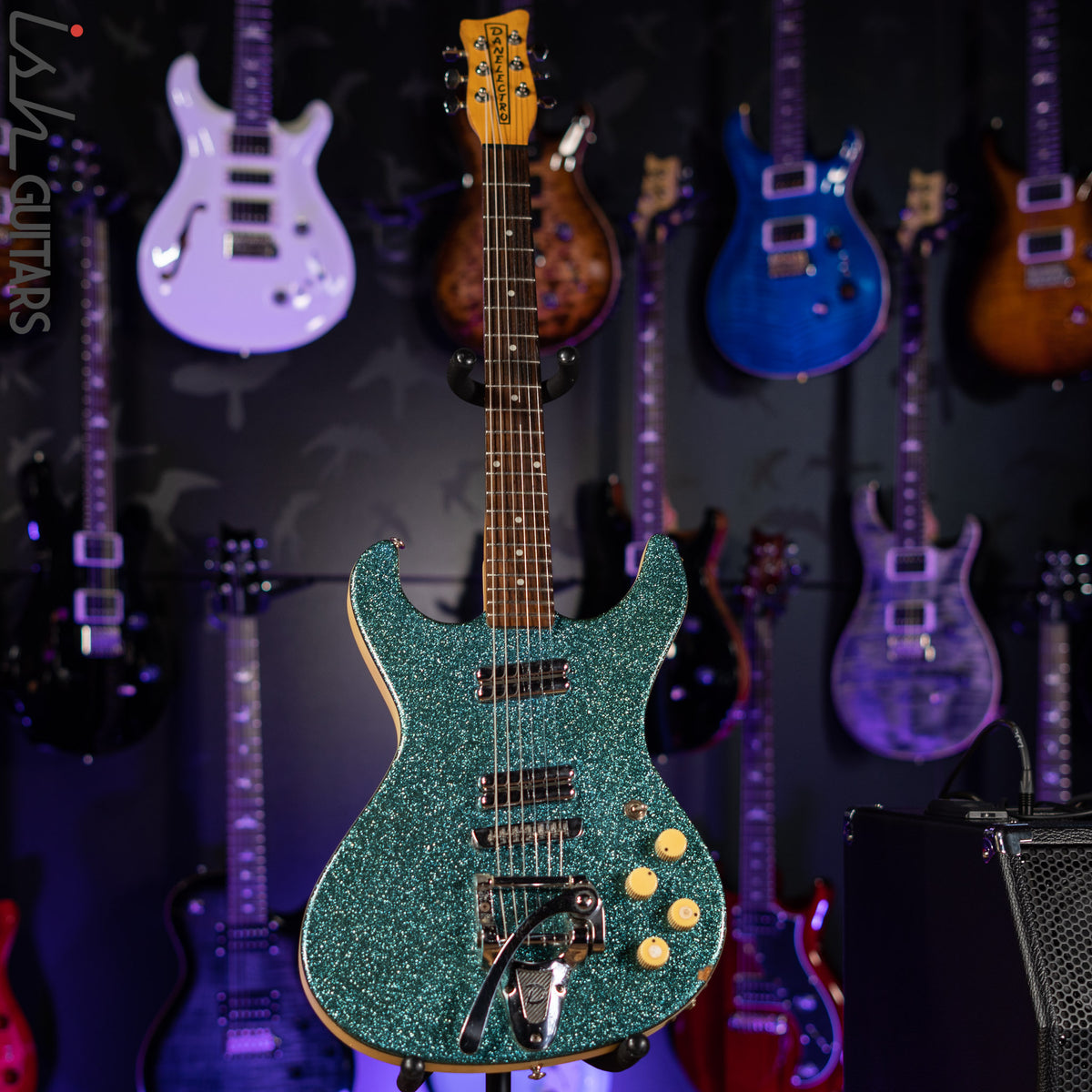1998-2001 Danelectro Hodad Aquamarine Sparkle – Ish Guitars