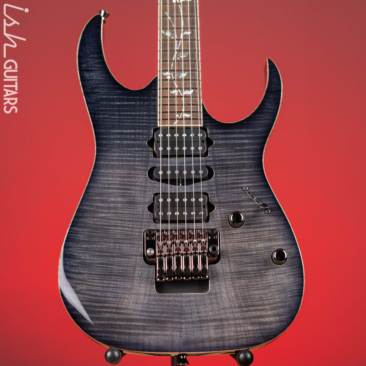 Ibanez J Custom RG8570Z Black Rutile Gloss – Ish Guitars