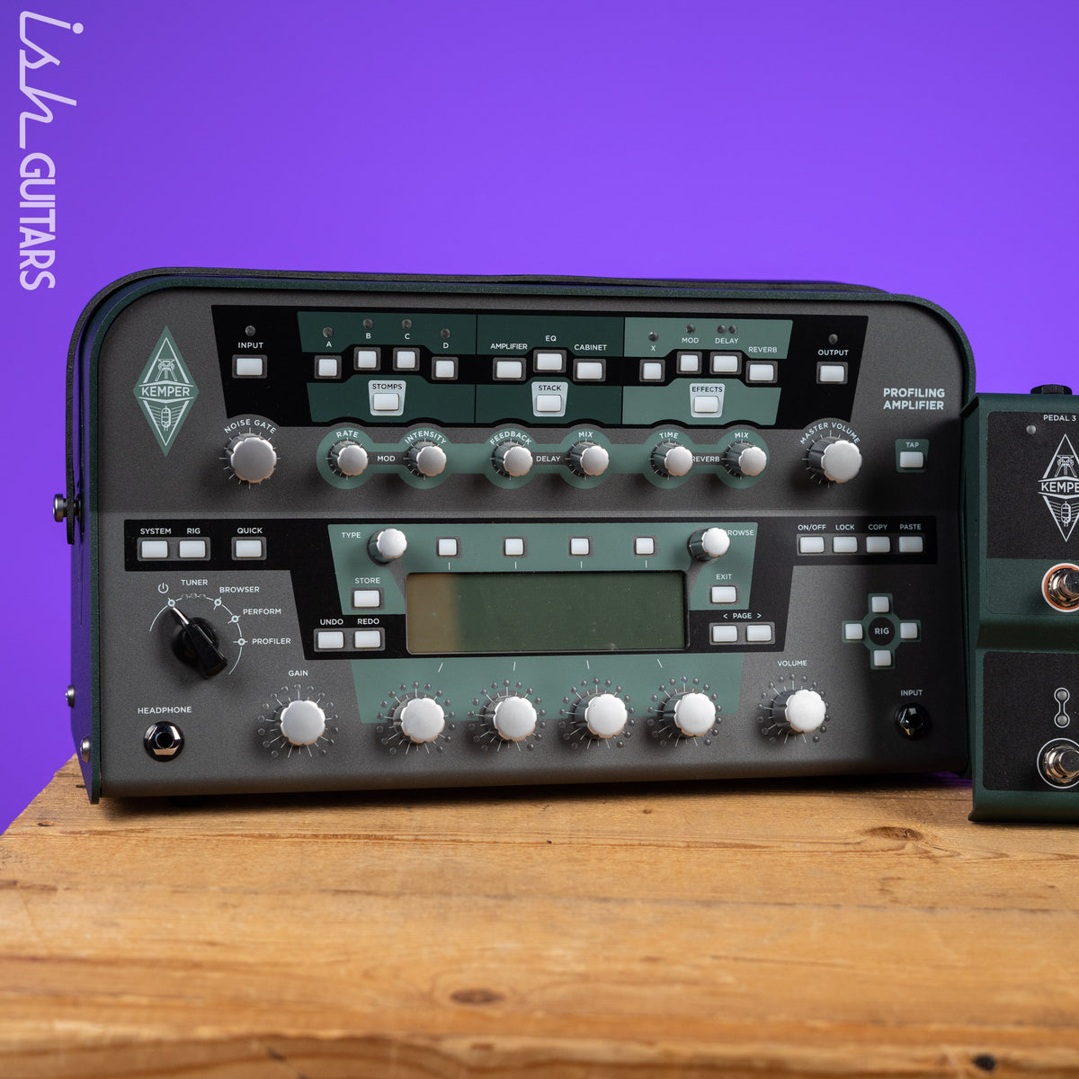 Kemper Profiling Amplifier Head and Remote Green – Ish Guitars