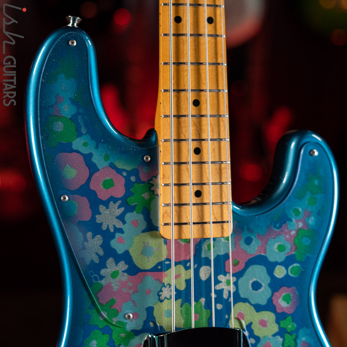 生まれのブランドで fender Flower Blue Japan エレキギター