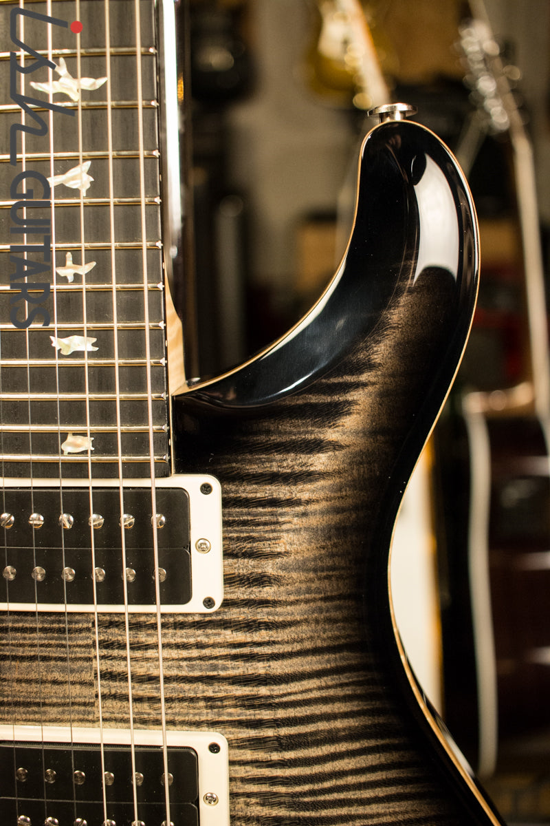 PRS Paul Reed Smith Custom 24 Left Handed Lefty 10 Top Charcoal