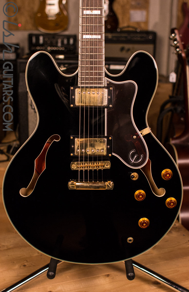 Epiphone Sheraton II Black [Used] – Ish Guitars