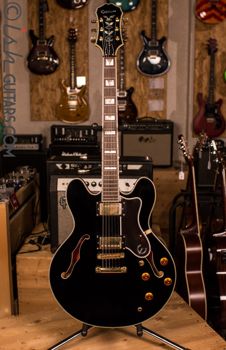 Epiphone Sheraton II Black [Used] – Ish Guitars