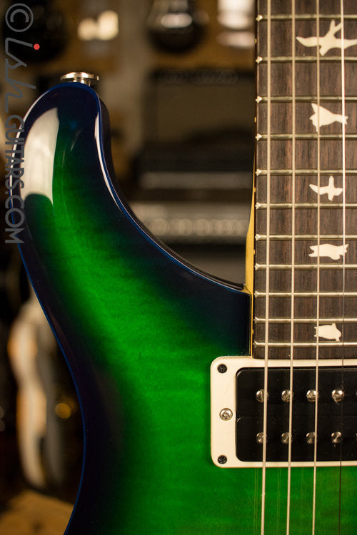 Paul Reed Smith CE24 Custom Color Blue Green Burst – Ish Guitars