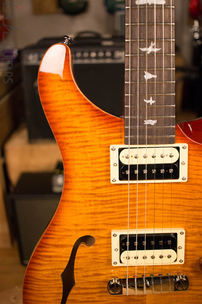 Paul Reed Smith PRS SE Custom 22 Semi-Hollow Vintage Sunburst – Ish Guitars