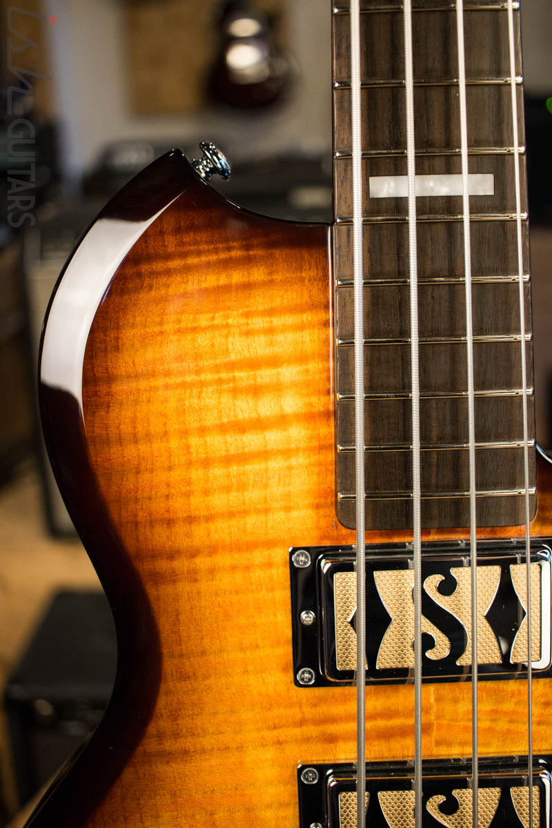 Supro 2043 Huntington III Short Scale with Piezo Pickup Flame