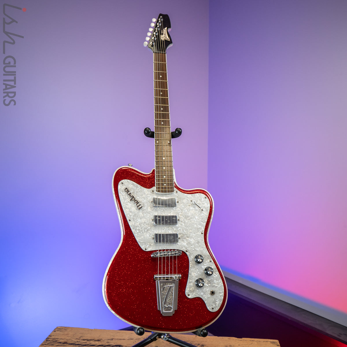 ギター Italia Guitars MODENA SITAR Red Crackie Modena Sitar – ItaliaGuitars