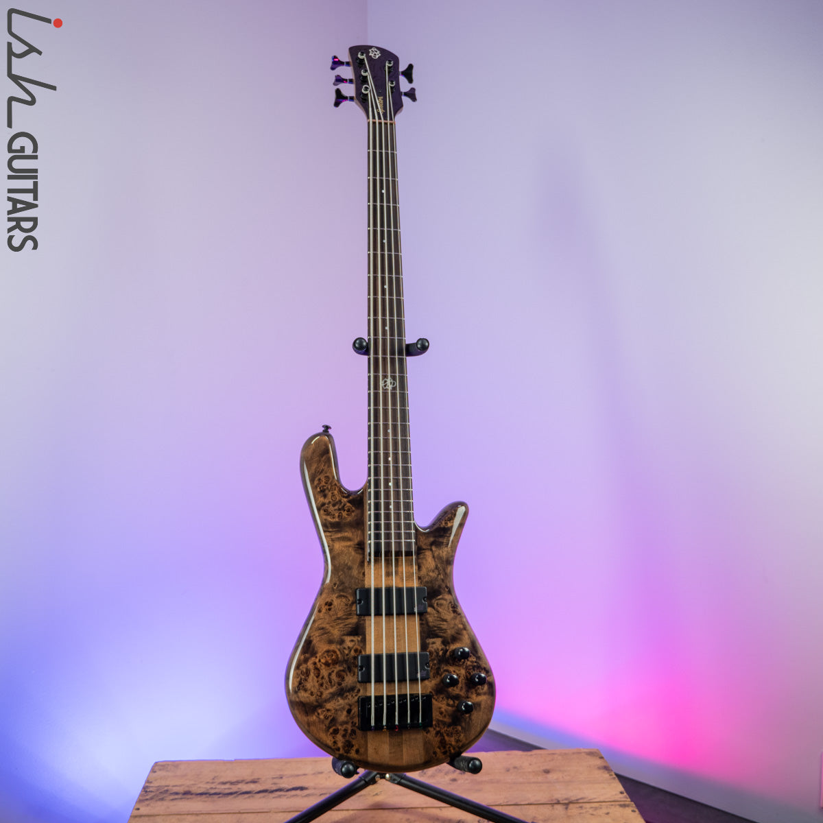 2021 Spector NS Ethos 5 Super Faded Black Gloss – Ish Guitars