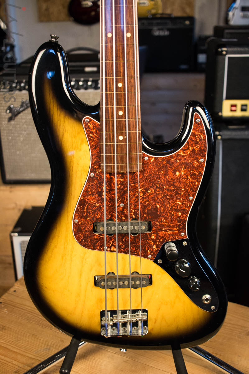 Early 90's Schecter California Custom Fretless Jazz Bass – Ish Guitars