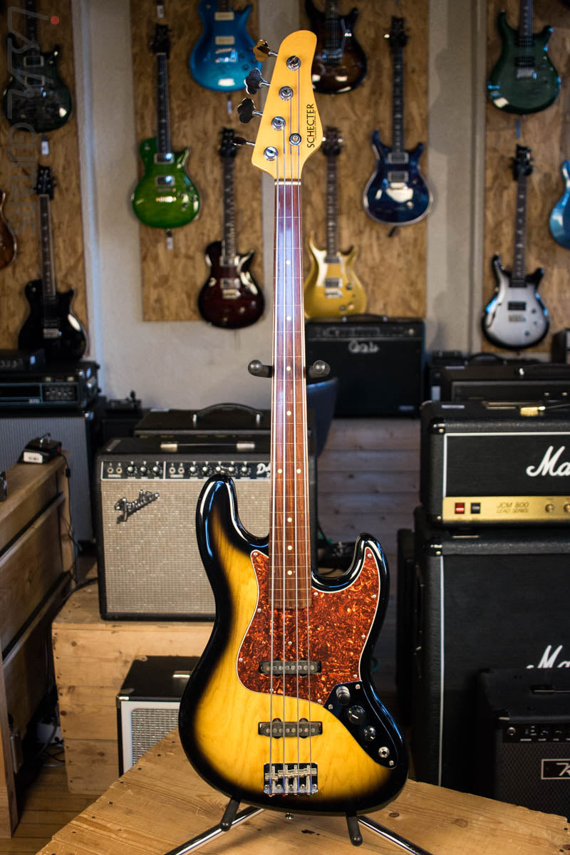 Early 90's Schecter California Custom Fretless Jazz Bass – Ish Guitars