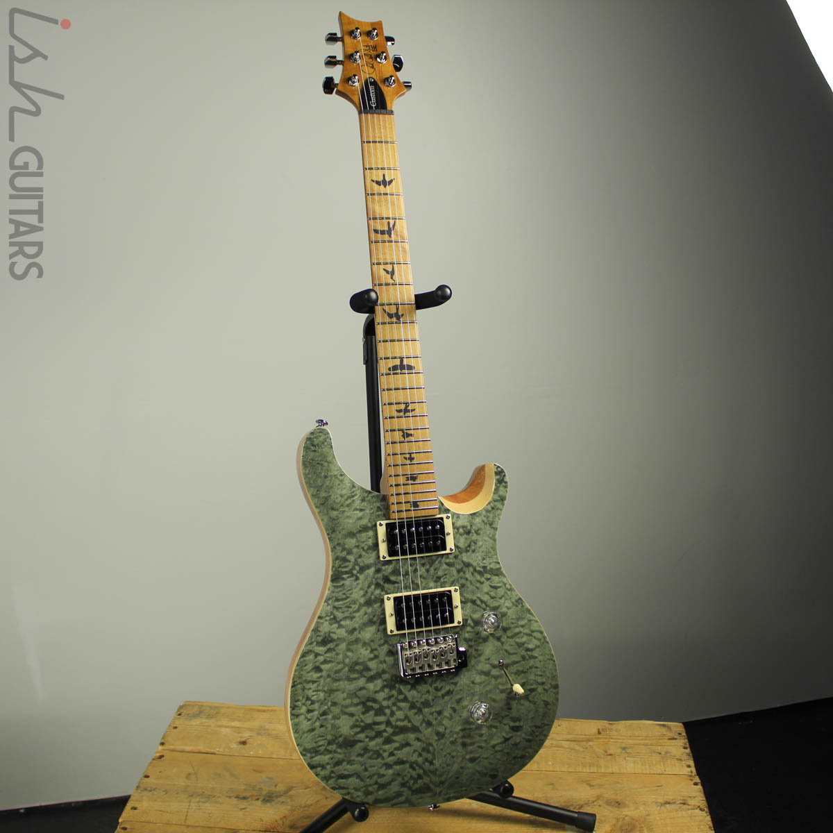 2019 Paul Reed Smith PRS SE Custom 24 Roasted Maple Limited Trampas Green