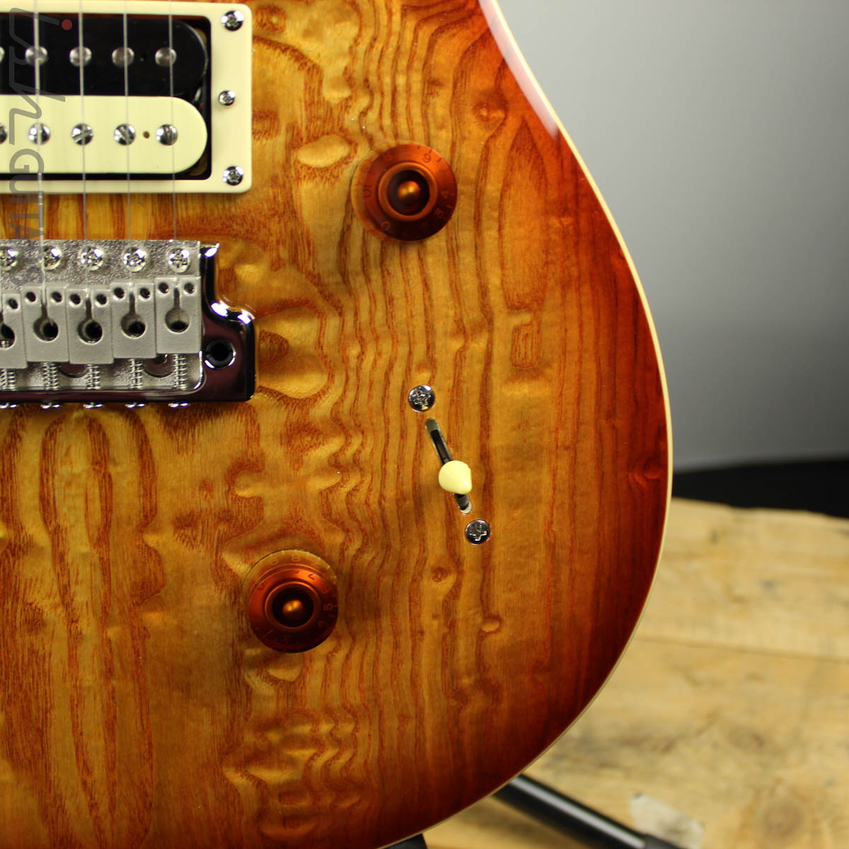 2020 PRS SE Custom 24 Burled Ash Vintage Sunburst