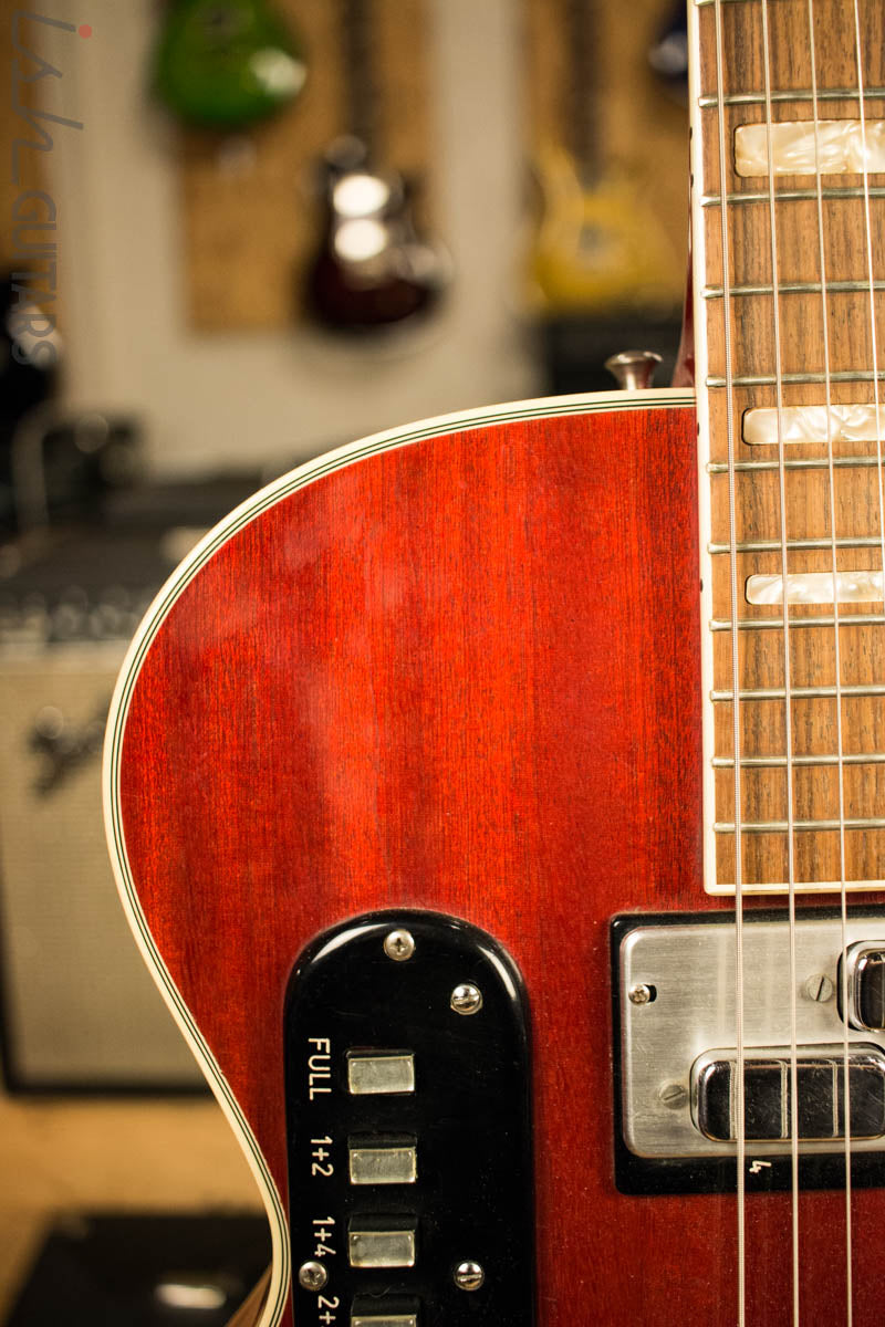 m*に様 Goya ゴヤ Rangemaster hollowホロウ ビザールギ 1963 Goya Rangemaster Semi Hollow Electric Guitar Cherry Finish