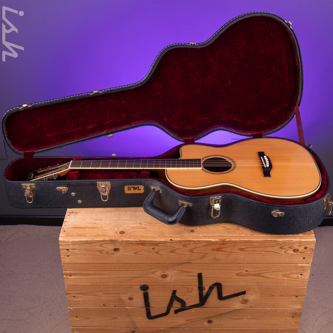 1997 Bourgeois OM SC Slotted Cutaway Brazilian 12 Fret Acoustic-Electric Guitar