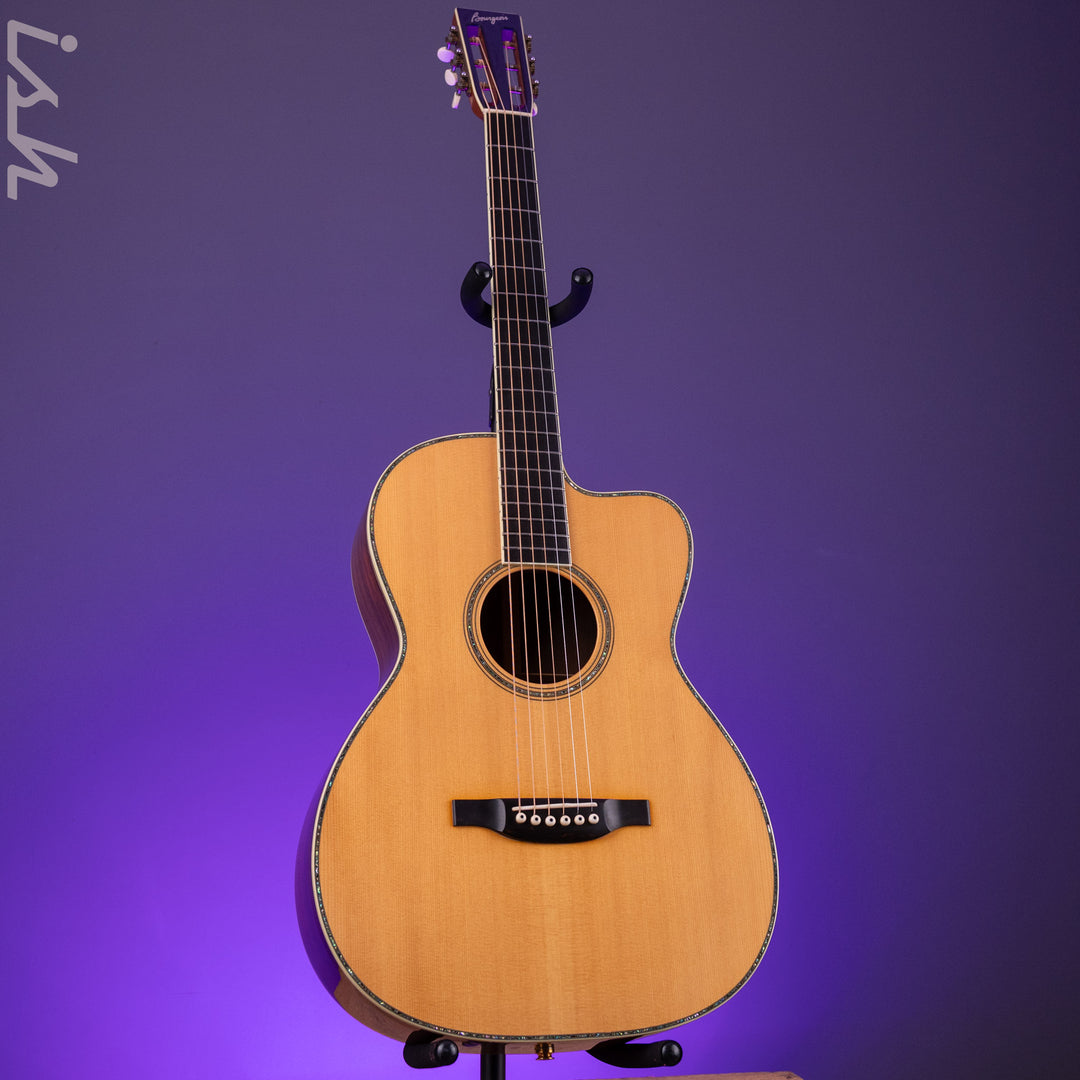 1997 Bourgeois OM SC Slotted Cutaway Brazilian 12 Fret Acoustic-Electric Guitar