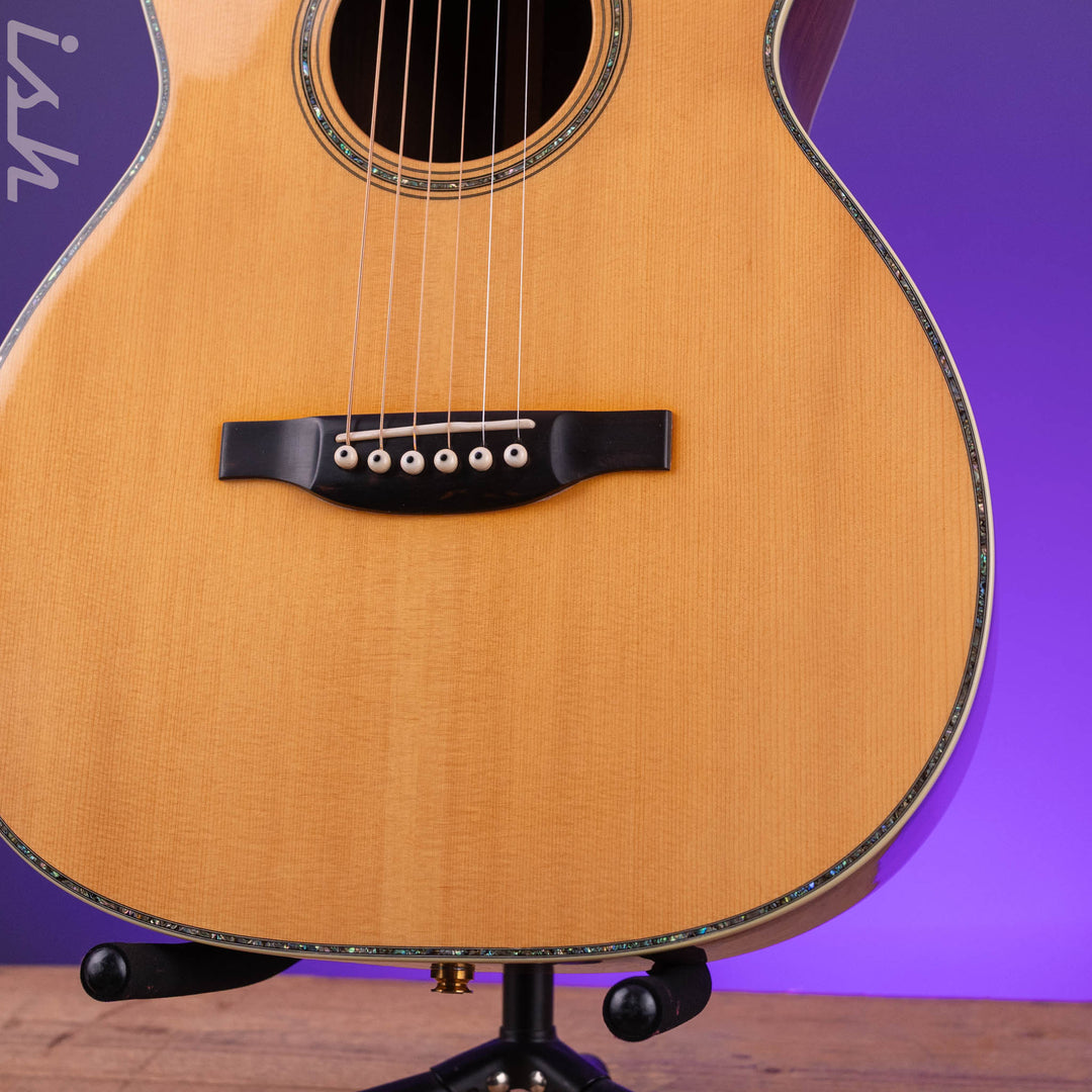 1997 Bourgeois OM SC Slotted Cutaway Brazilian 12 Fret Acoustic-Electric Guitar