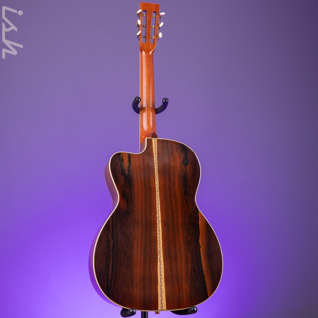 1997 Bourgeois OM SC Slotted Cutaway Brazilian 12 Fret Acoustic-Electric Guitar