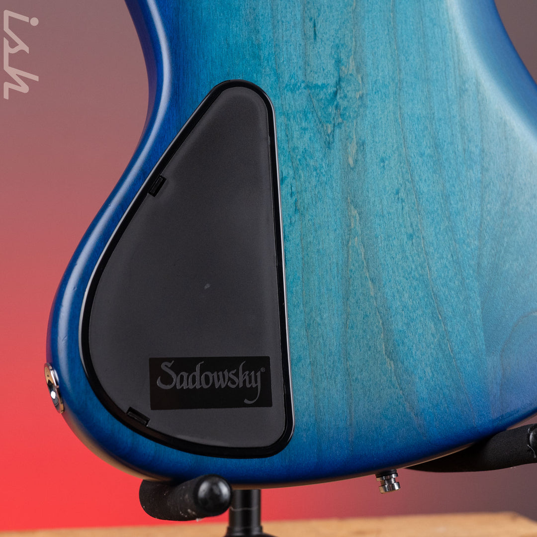 2023 Sadowsky Metroline Vintage J/J 5-String Bora Blueburst