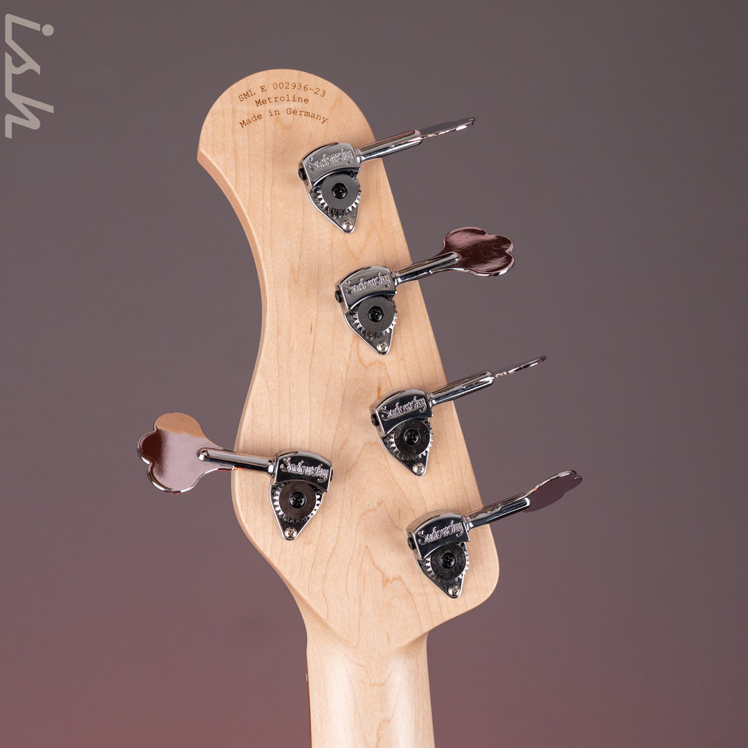 2023 Sadowsky Metroline Vintage J/J 5-String Bora Blueburst