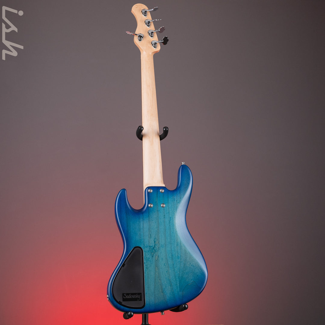 2023 Sadowsky Metroline Vintage J/J 5-String Bora Blueburst