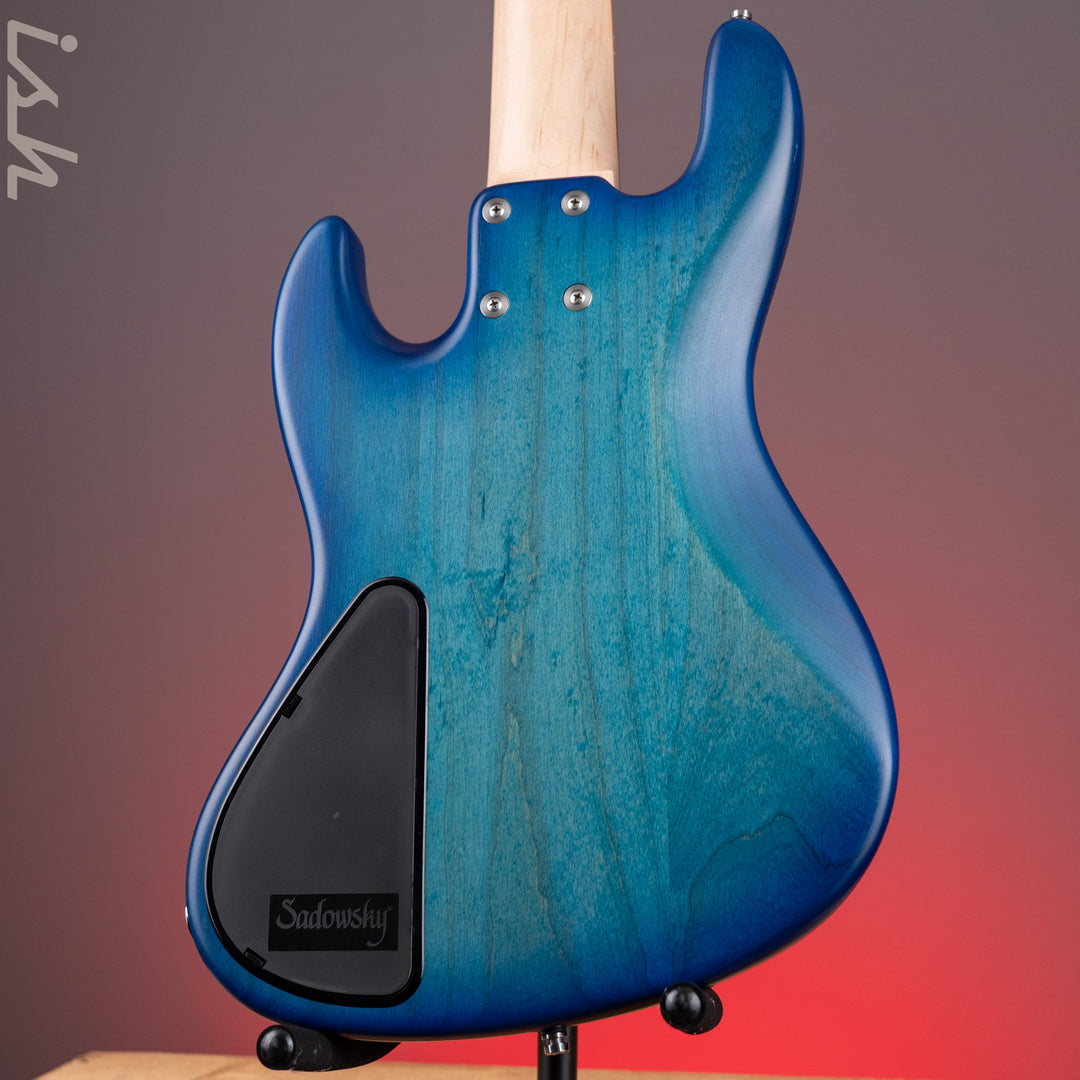 2023 Sadowsky Metroline Vintage J/J 5-String Bora Blueburst