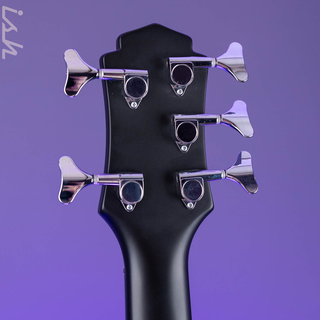 2000 Zon Sonus Custom Fretless 5-String Bass Flame Myrtlewood