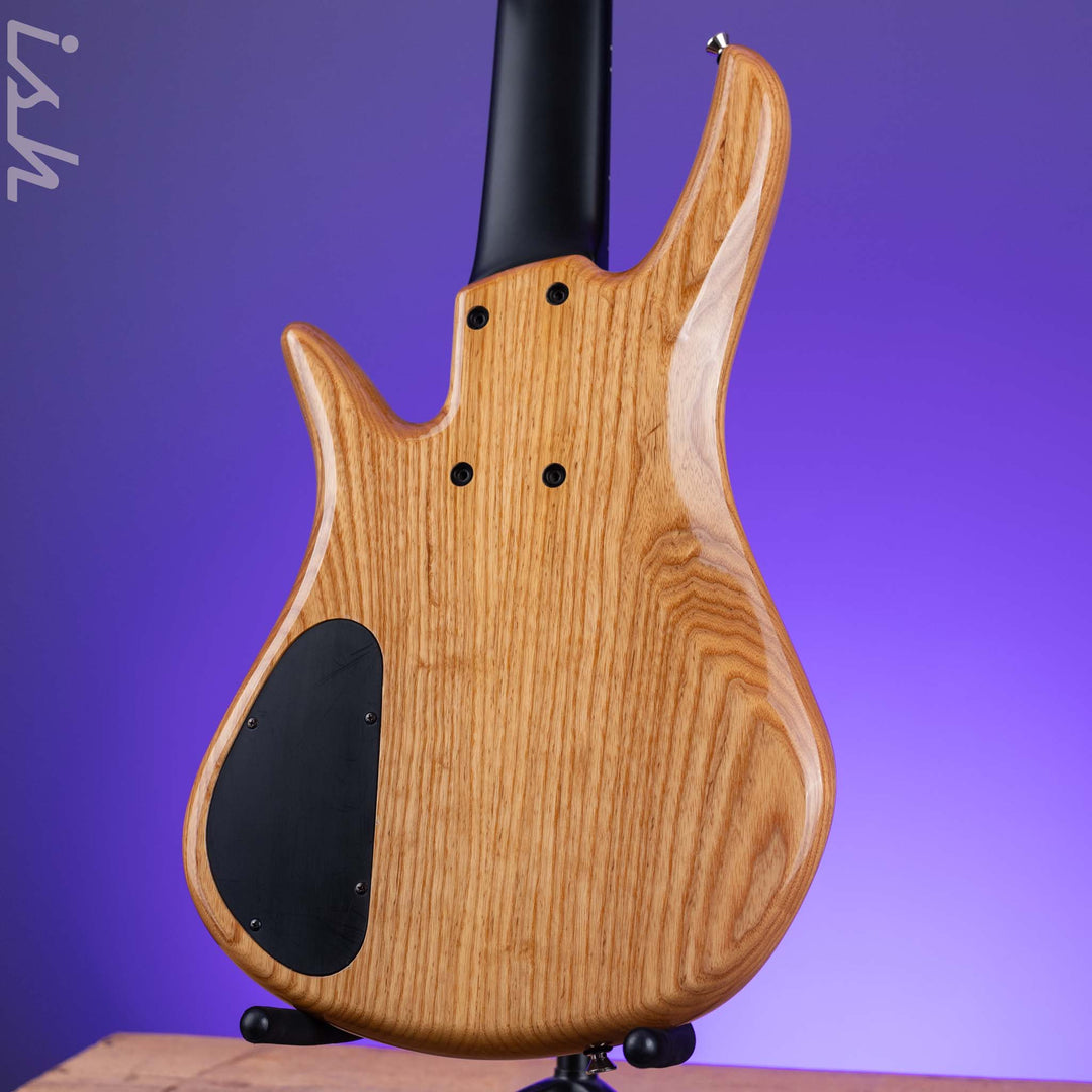 2000 Zon Sonus Custom Fretless 5-String Bass Flame Myrtlewood
