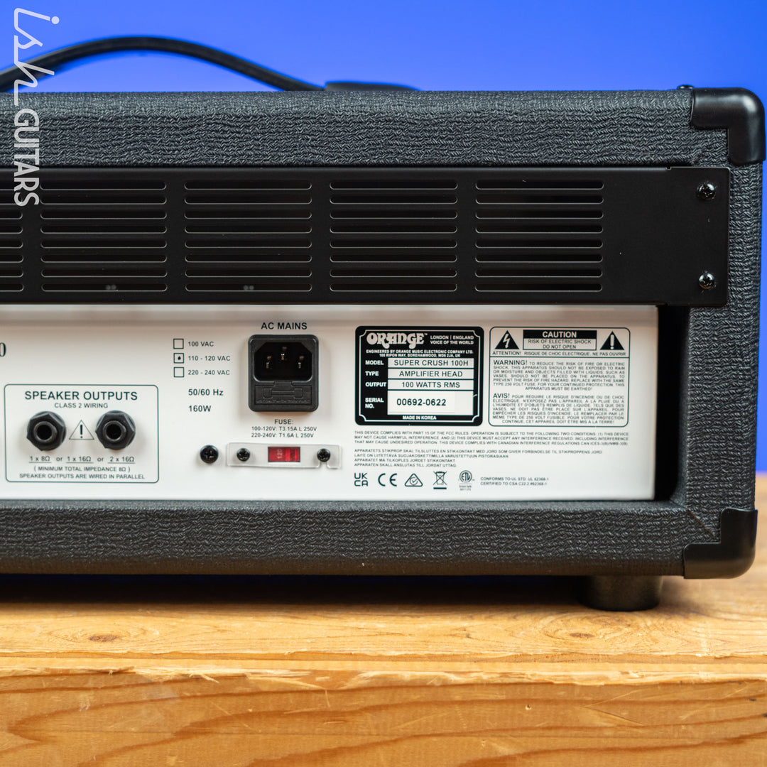 Orange Super Crush 100 Amplifier Head