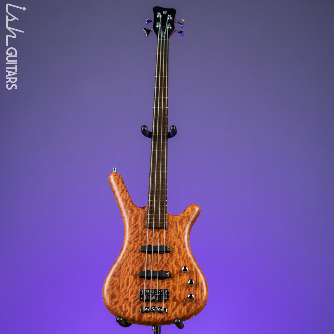 Warwick Teambuilt Pro Series Corvette 4-String Natural Bubinga Transparent Satin