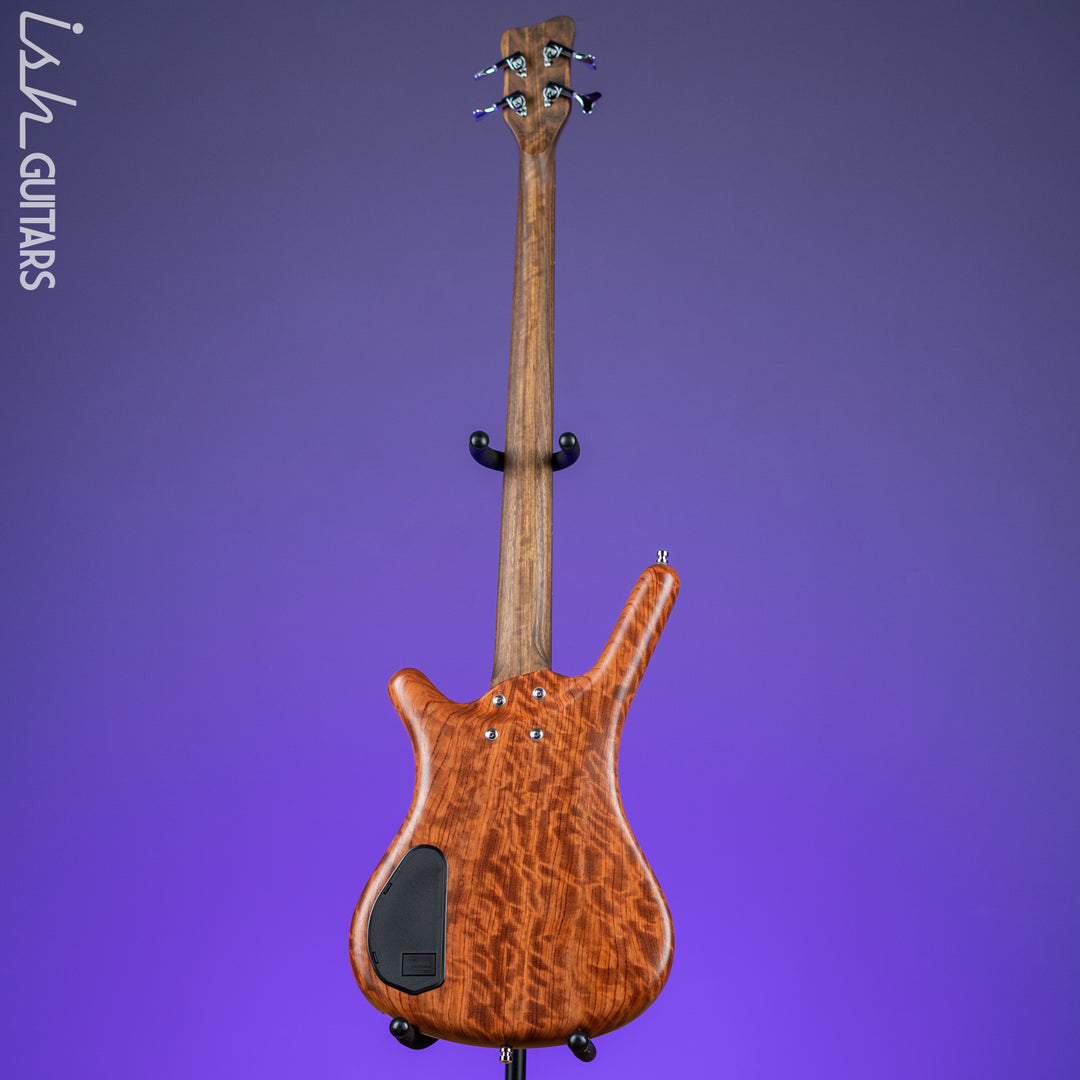 Warwick Teambuilt Pro Series Corvette 4-String Natural Bubinga Transparent Satin