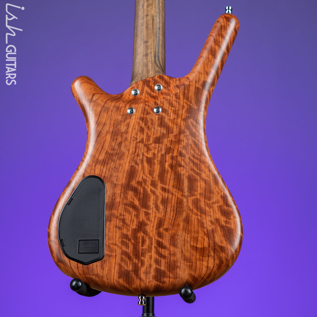 Warwick Teambuilt Pro Series Corvette 4-String Natural Bubinga Transparent Satin