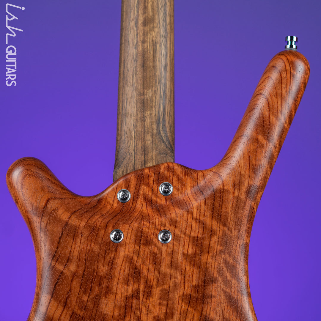Warwick Teambuilt Pro Series Corvette 4-String Natural Bubinga Transparent Satin