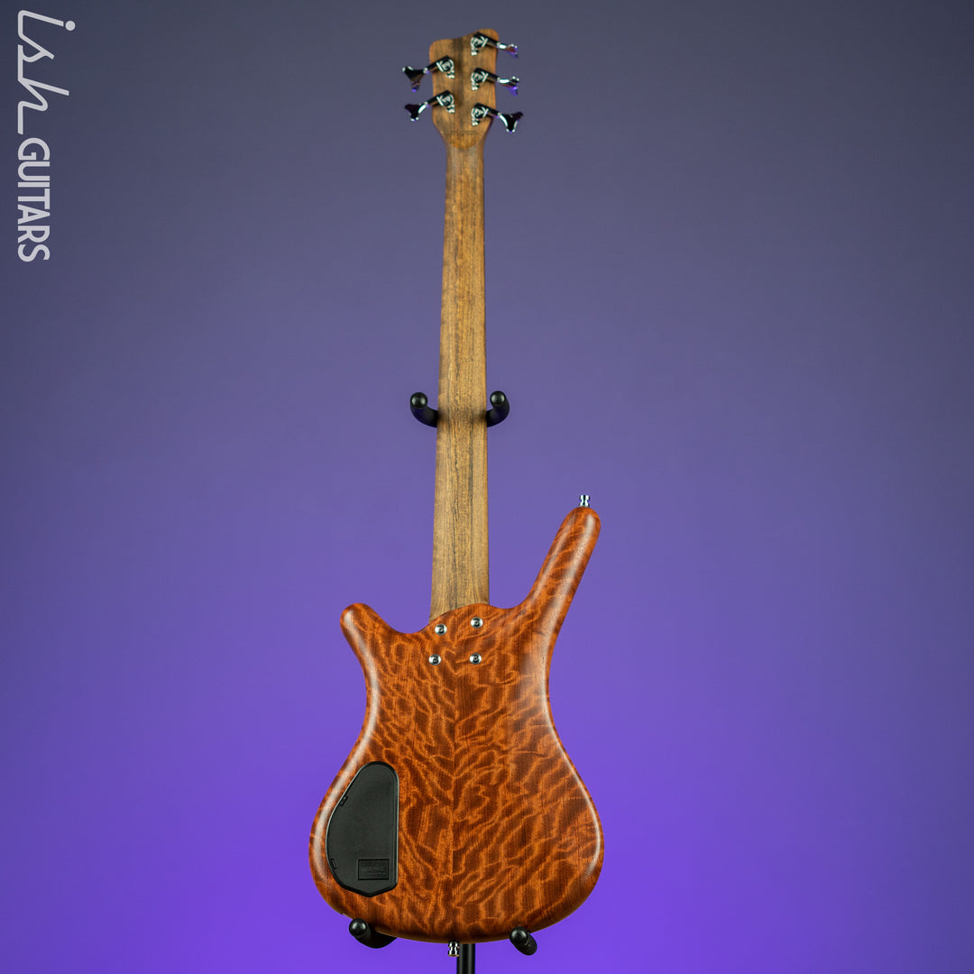 Warwick Teambuilt Pro Series Corvette 5-String Natural Bubinga Transparent Satin