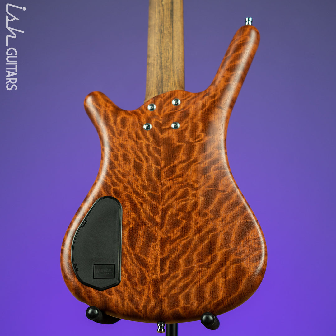 Warwick Teambuilt Pro Series Corvette 5-String Natural Bubinga Transparent Satin