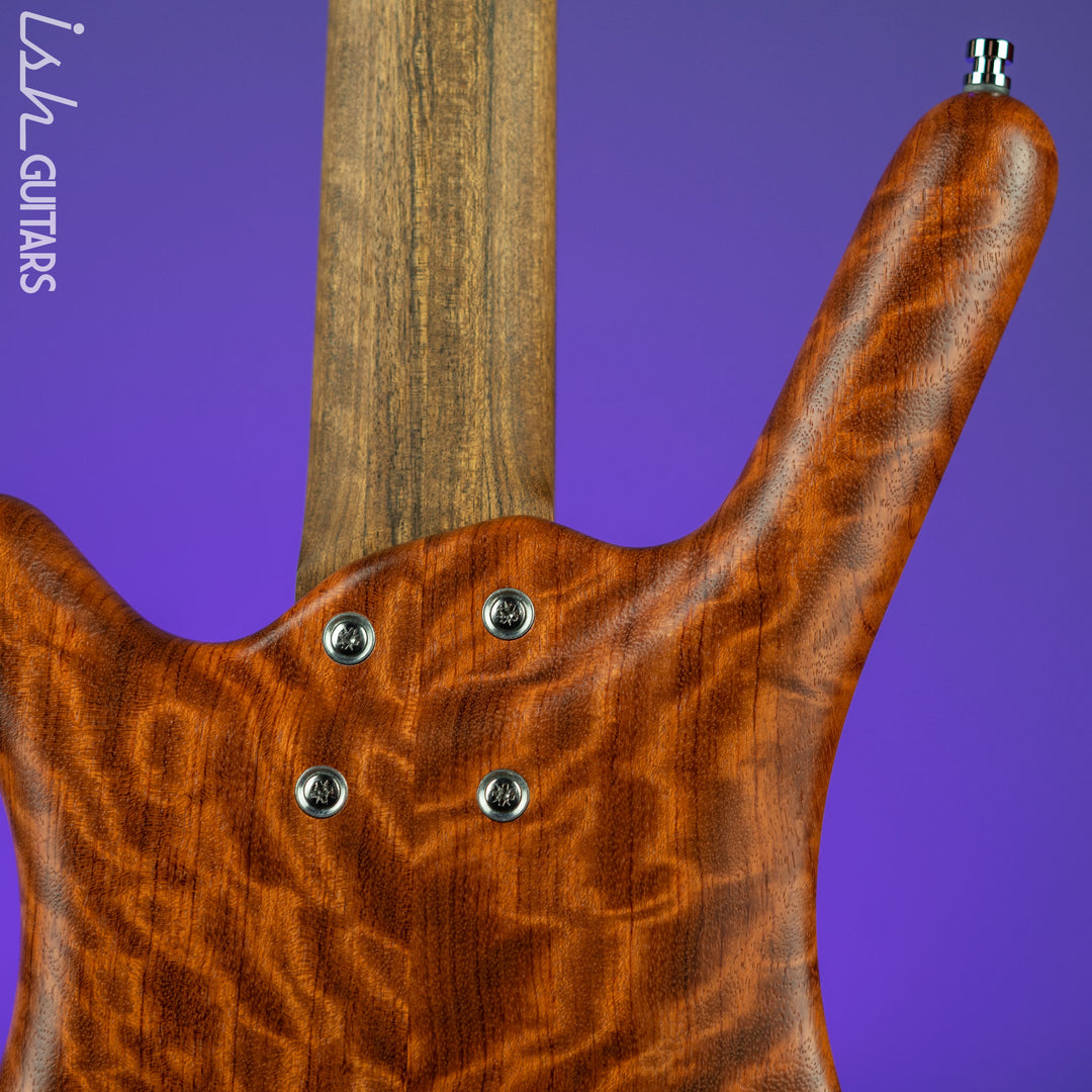 Warwick Teambuilt Pro Series Corvette 5-String Natural Bubinga Transparent Satin