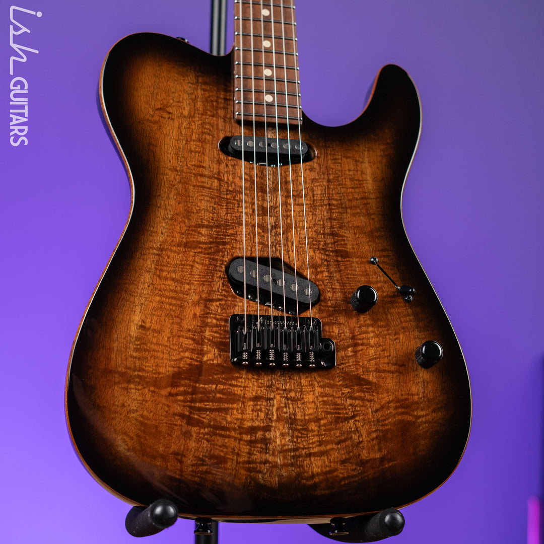 2019 Tom Anderson Top T Private Reserve Koa Top Black Shaded Edge