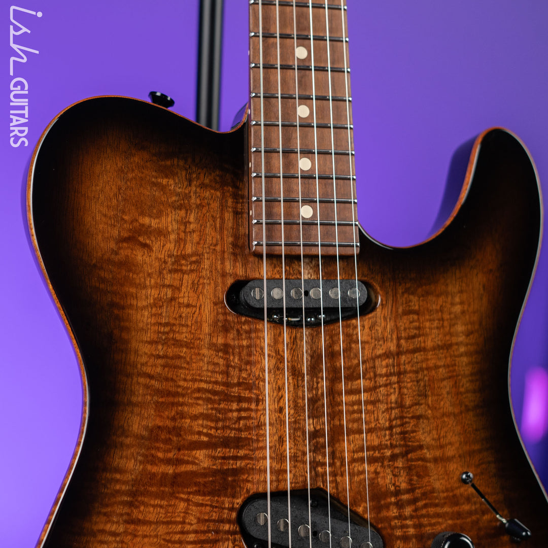 2019 Tom Anderson Top T Private Reserve Koa Top Black Shaded Edge