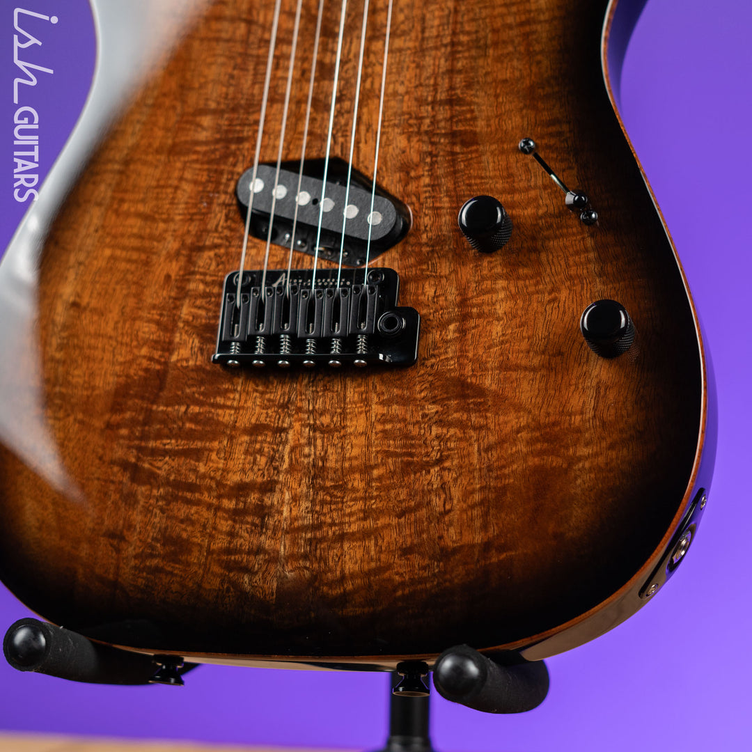 2019 Tom Anderson Top T Private Reserve Koa Top Black Shaded Edge