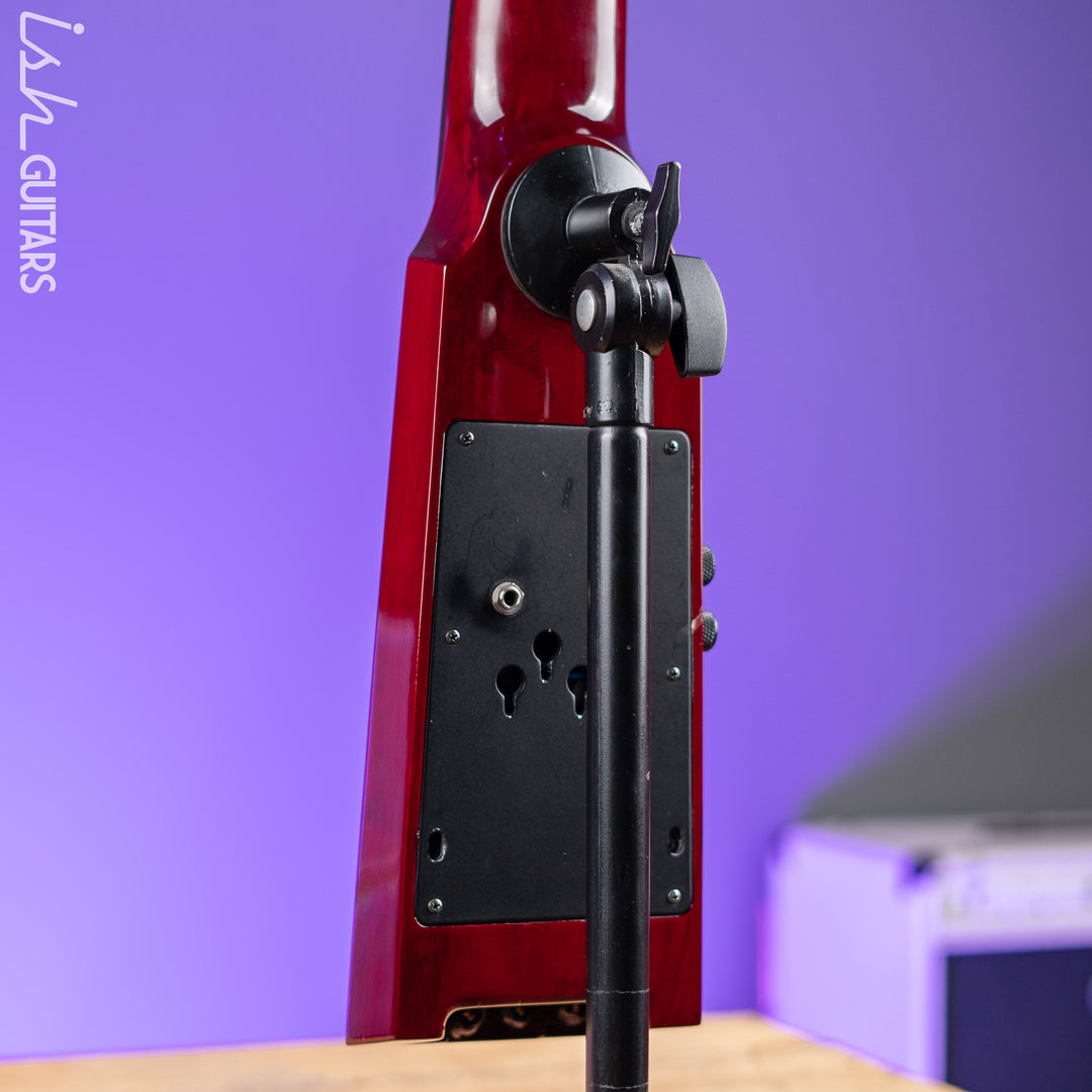 NS Design WAV4 Electric Upright Bass - Transparent Red
