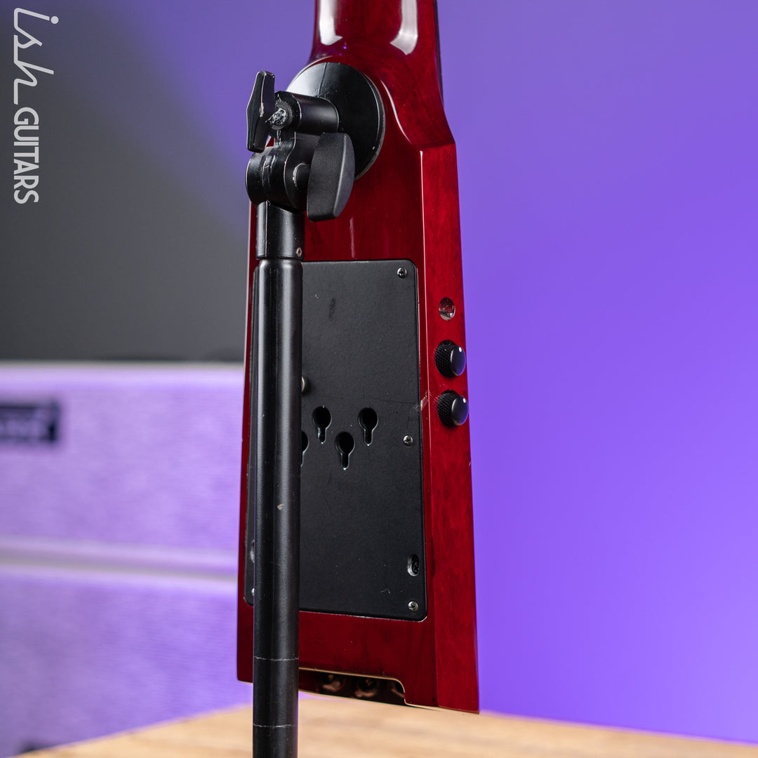 NS Design WAV4 Electric Upright Bass - Transparent Red