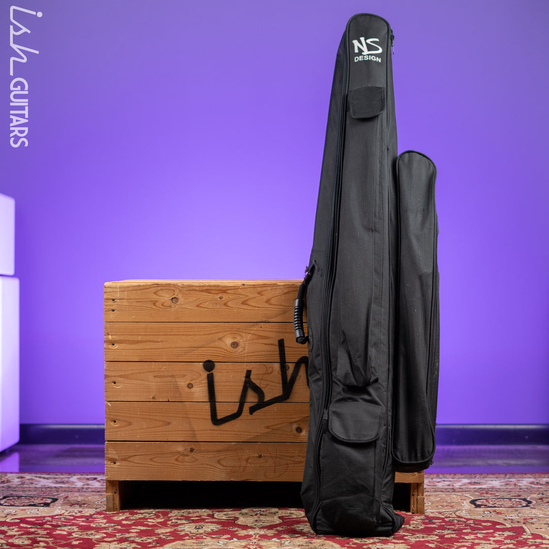 NS Design WAV4 Electric Upright Bass - Transparent Red