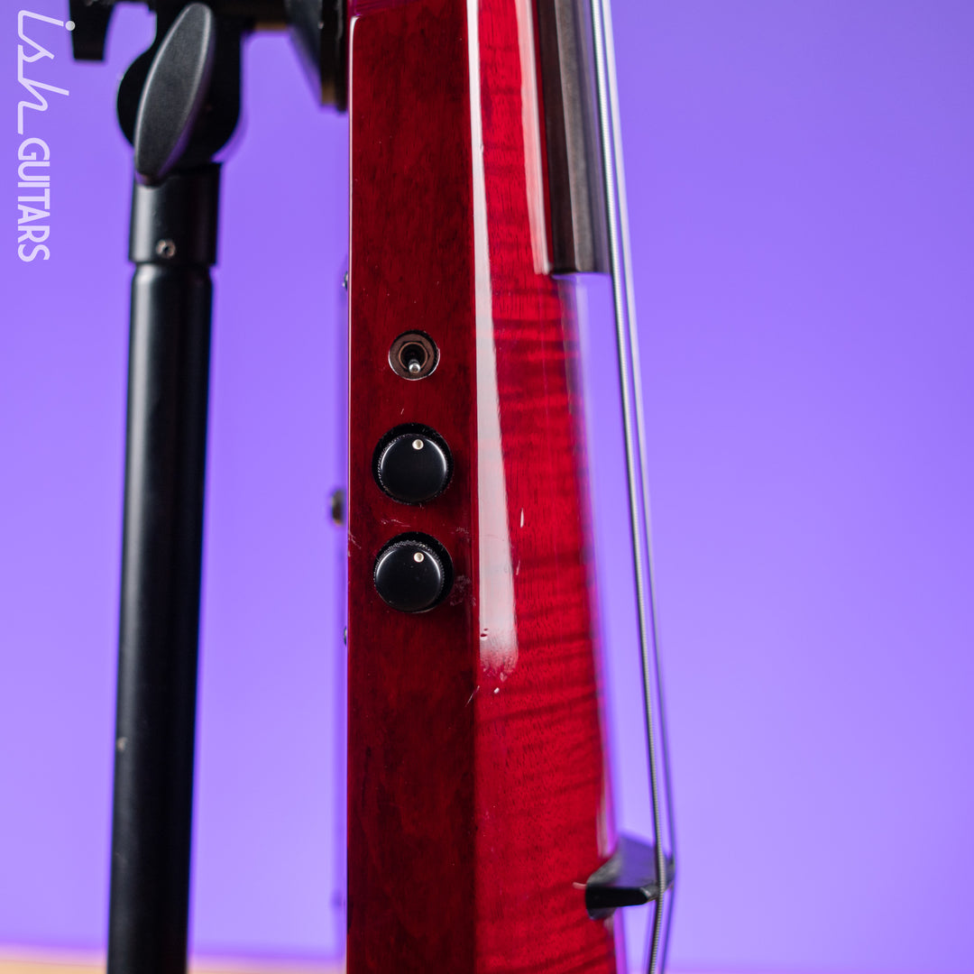 NS Design WAV4 Electric Upright Bass - Transparent Red
