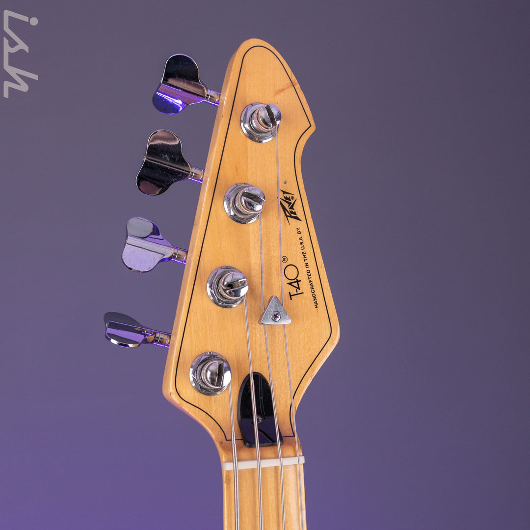 1987 Peavey T-40 Bass Guitar Black *As-Is*