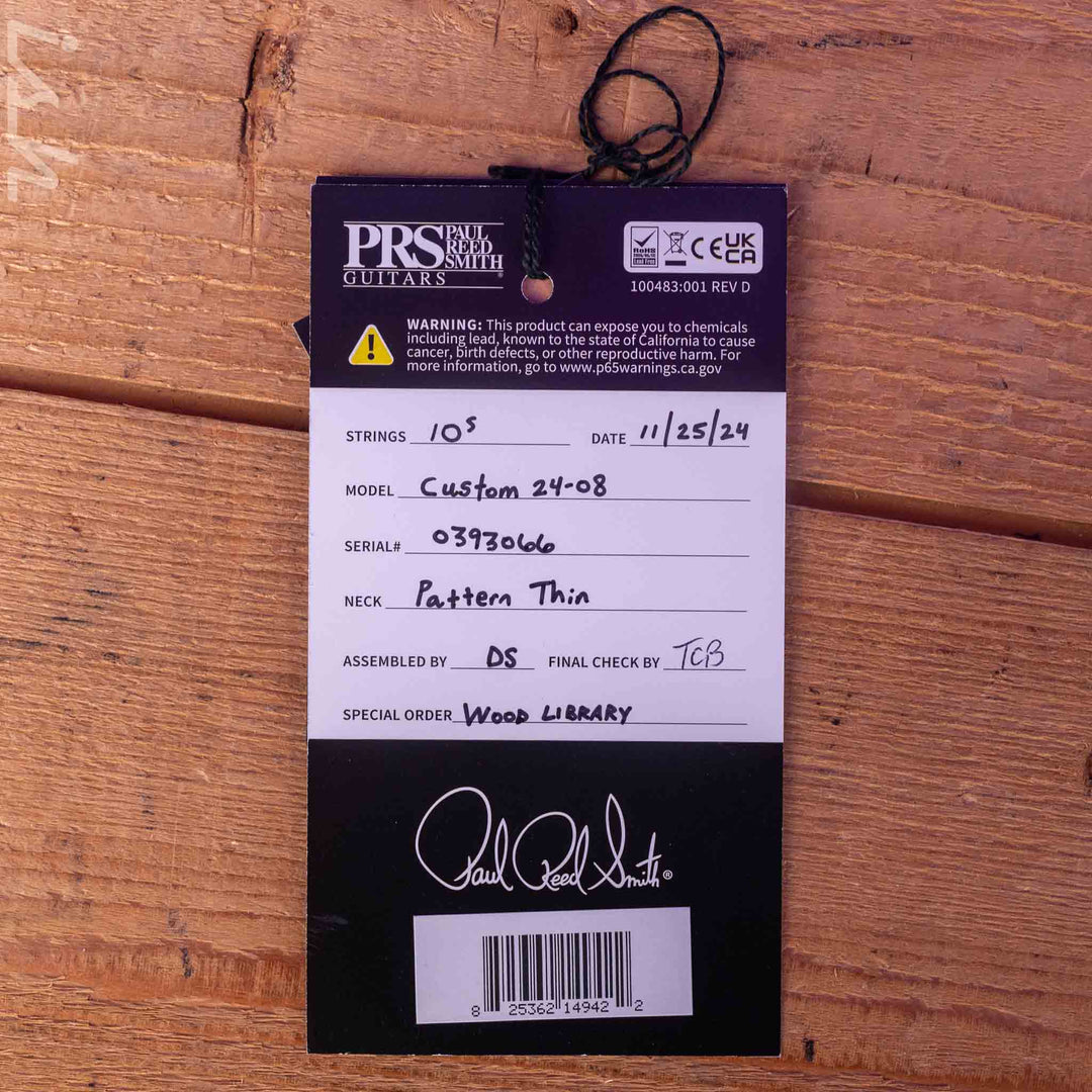 PRS Wood Library Custom 24-08 10-Top Jade