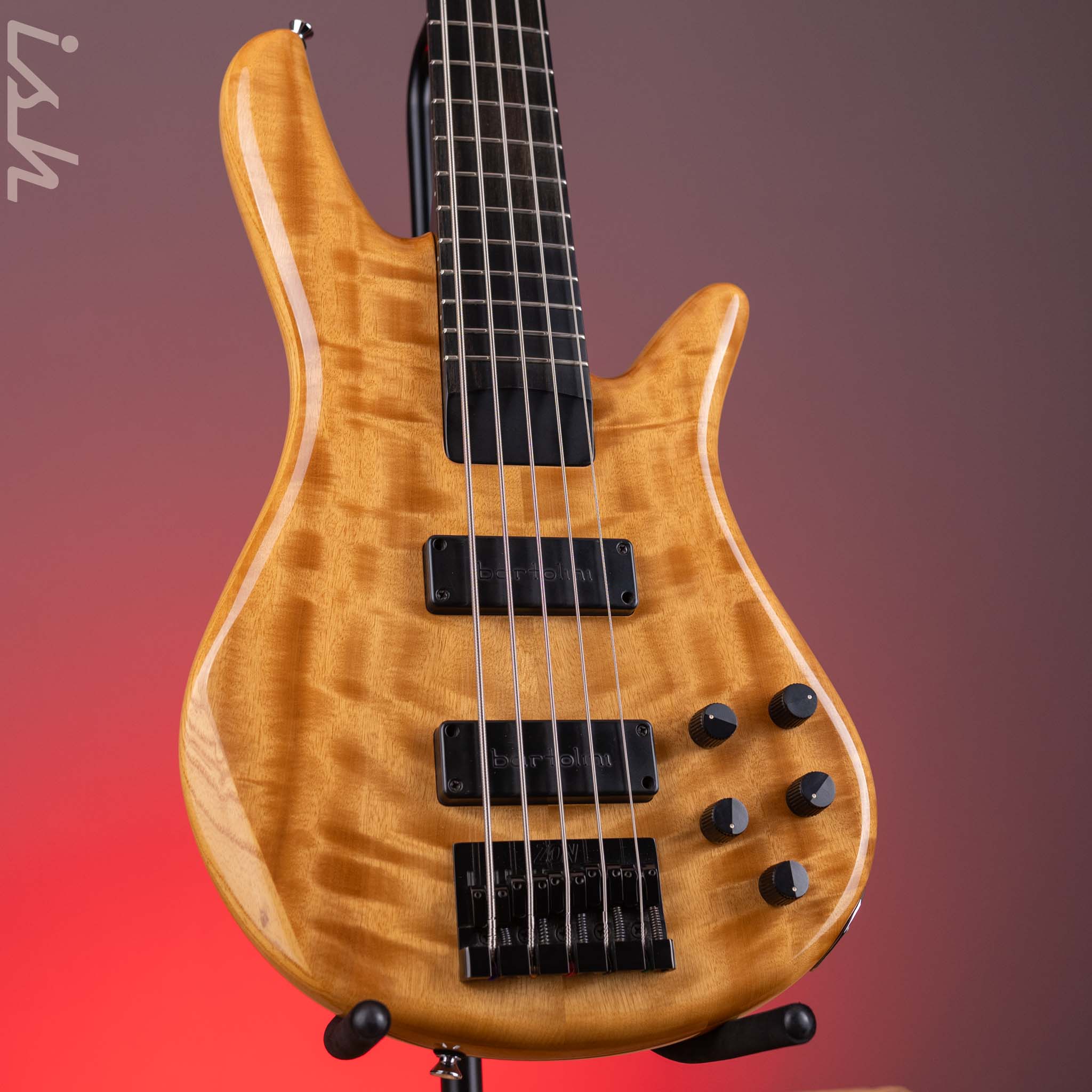 2005 Zon Sonus Custom 5-string Bass Myrtlewood – Ish Guitars