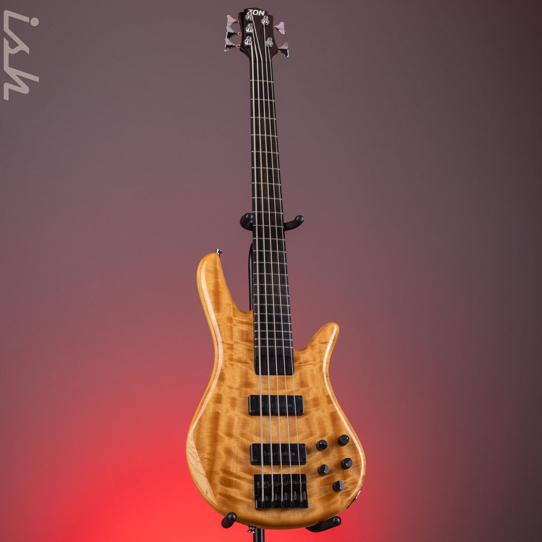 2005 Zon Sonus Custom 5-string Bass Myrtlewood