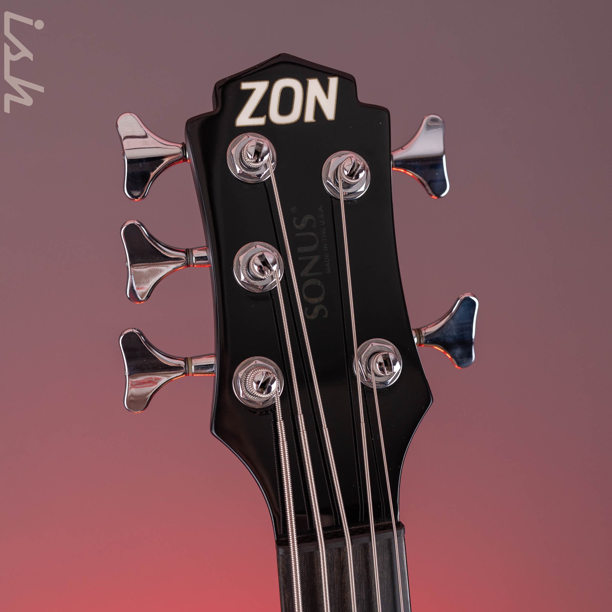 2005 Zon Sonus Custom 5-string Bass Myrtlewood – Ish Guitars
