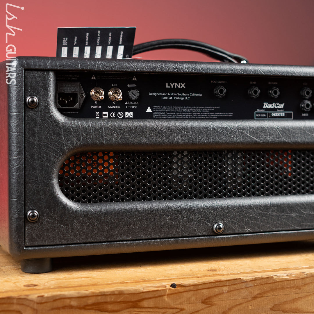Bad Cat Lynx Black 50W Guitar Amplifier Head Demo